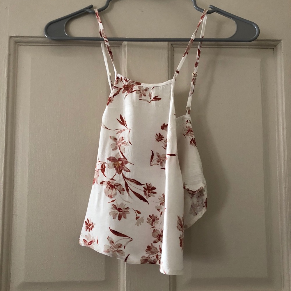 Cross back crop top
